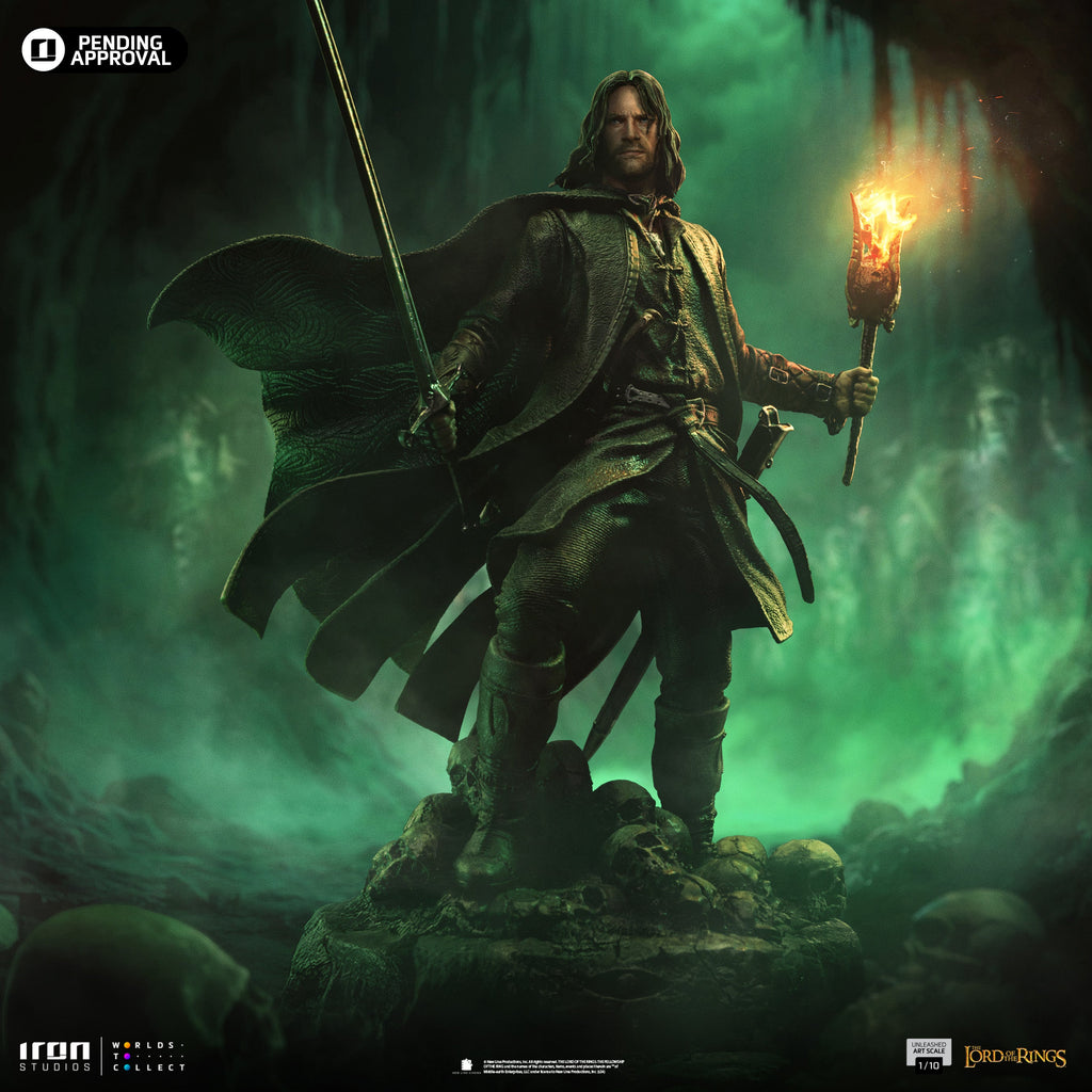 Aragorn Unleashed - The Lord of the Rings - Art Scale 1/10 - Iron Studios