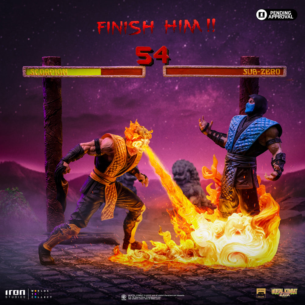 Statue Scorpion Fatality - Mortal Kombat - Deluxe Art Scale 1/10 - Iron Studios
