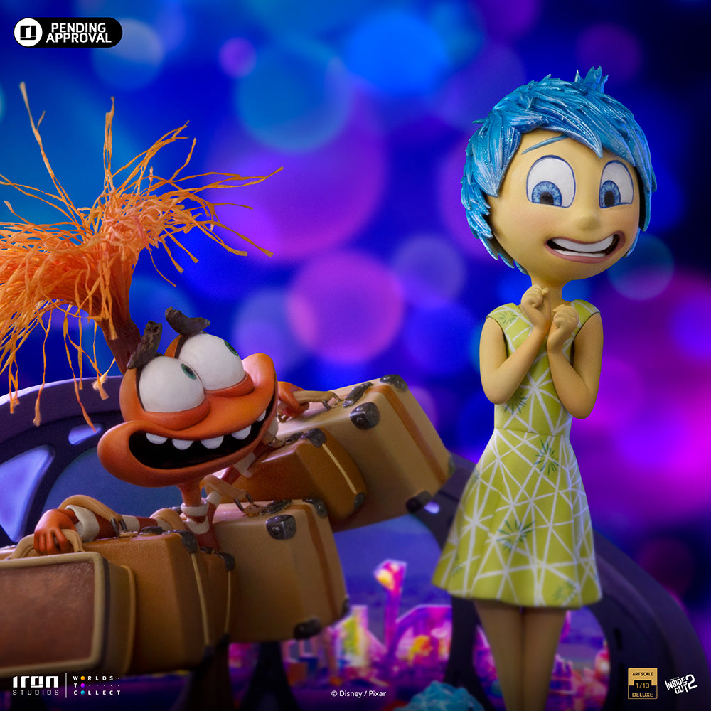 Pre-Order - Statue Joy and Anxiety Deluxe - Inside Out 2 - Art Scale 1/10 - Iron Studios