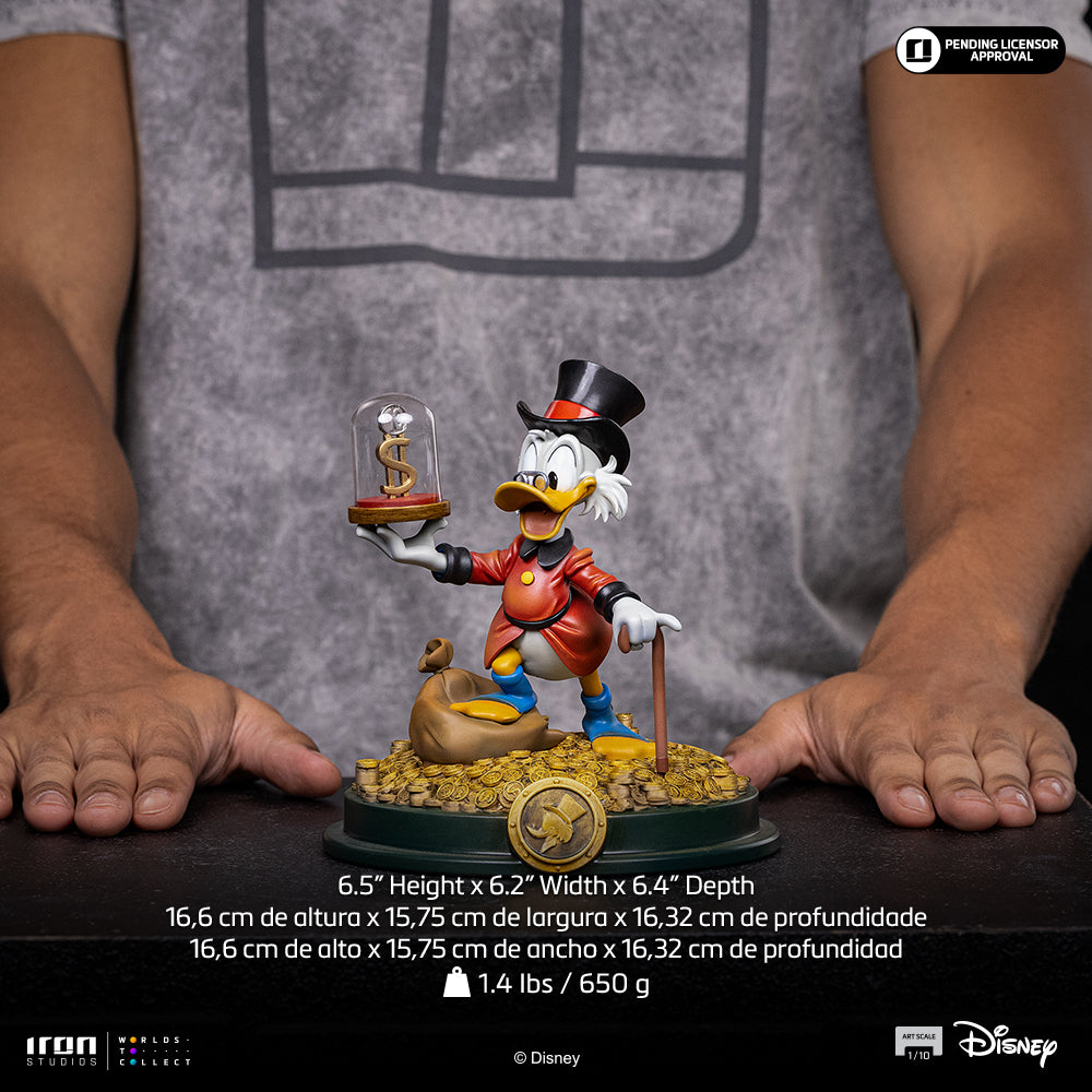 Pre-Order - Uncle Scrooge Mcduck - Duck Tales - Art Scale 1/10 - Iron Studios