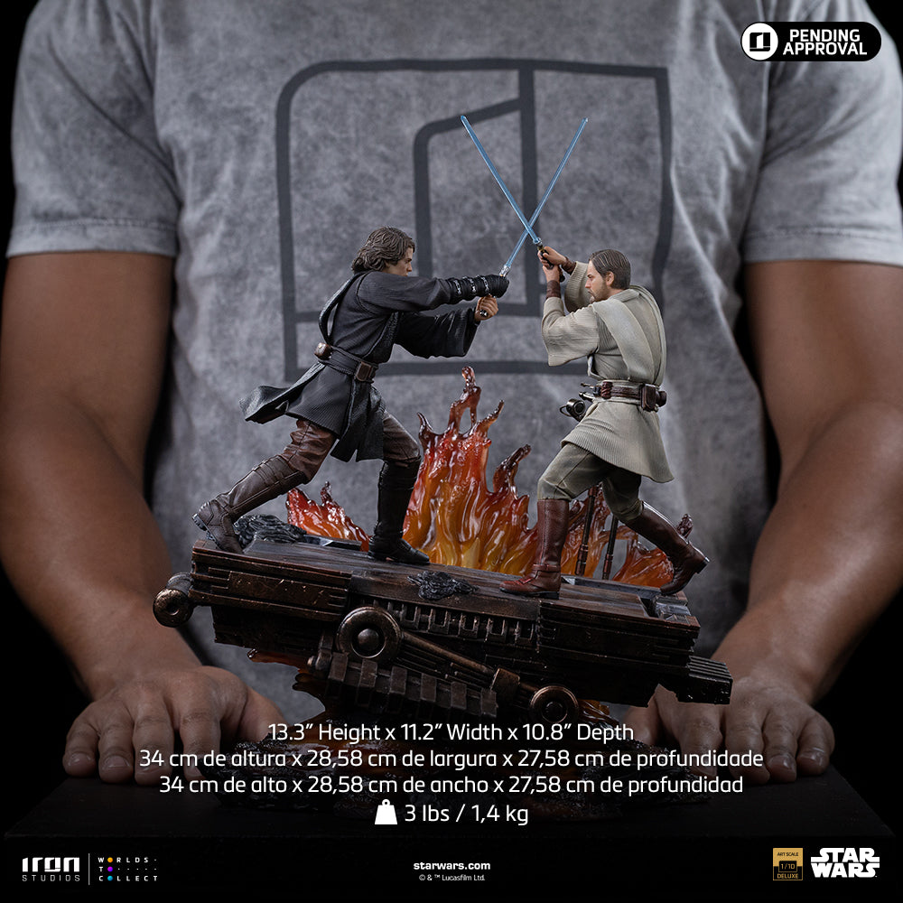 Pre-Order - Statue Anakin vs Obi-Wan (Revenge of the Sith 20th Years Anniversary) – Star Wars – Art Scale 1/10 – Iron Studios