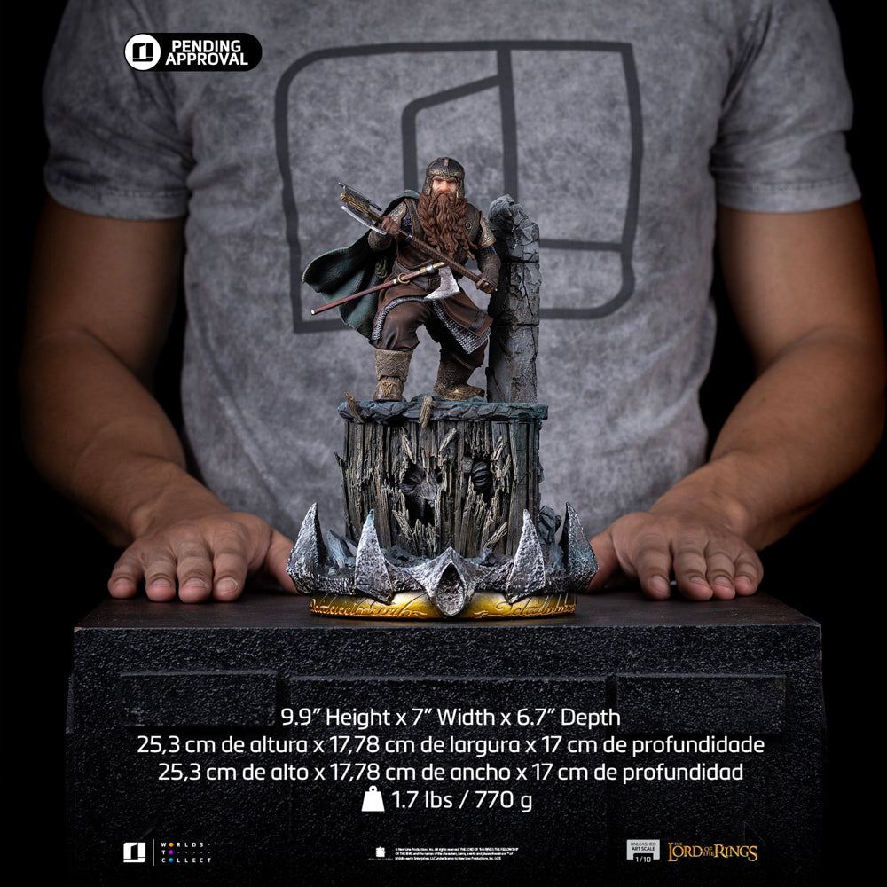 Digital Pre-Order - Statue Gimli Unleashed - The Lord of the Rings - Art Scale 1/10 - Iron Studios