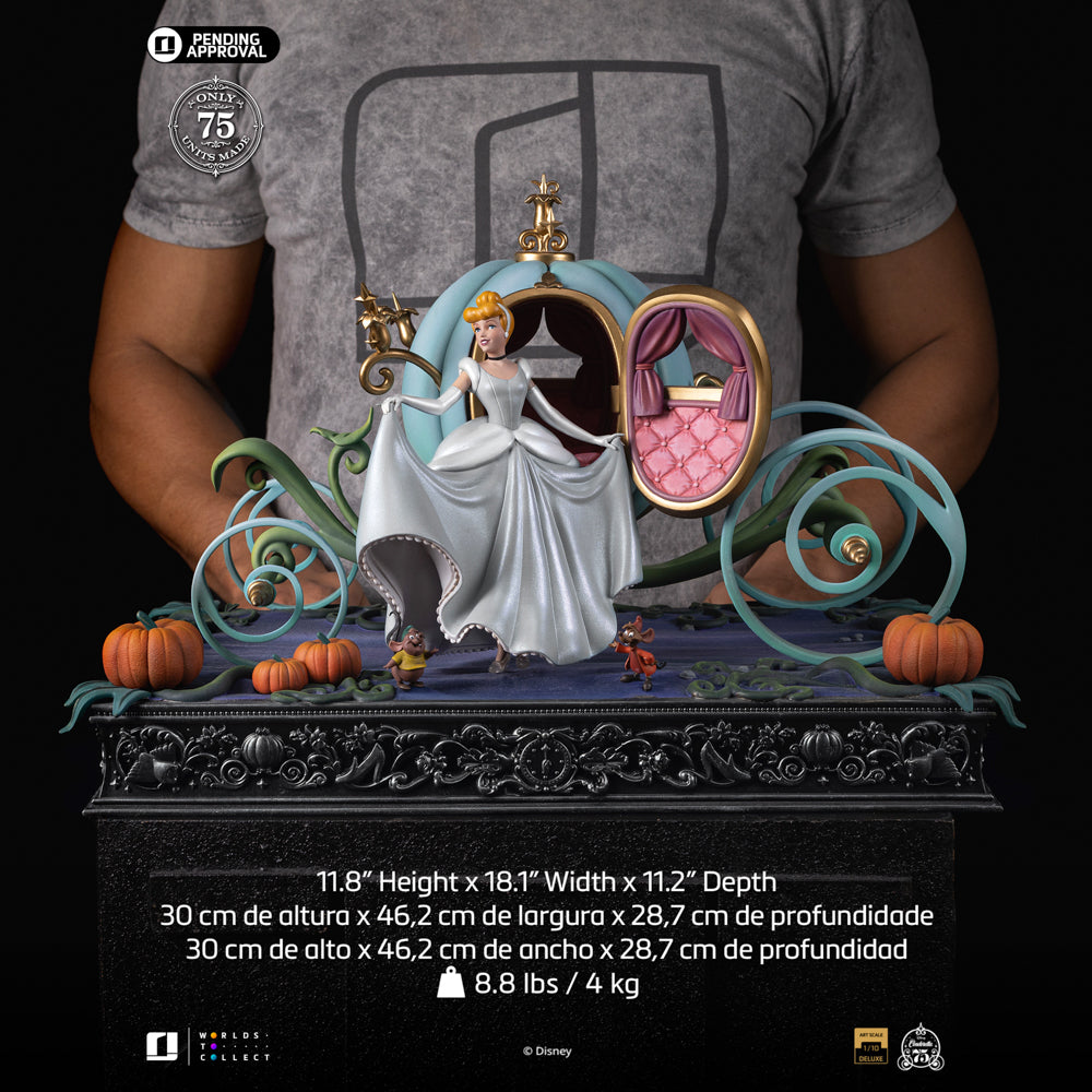 Statue Cinderella Deluxe (75th Year Anniversary Version) - Disney Classics - Art Scale 1/10 - Iron Studios