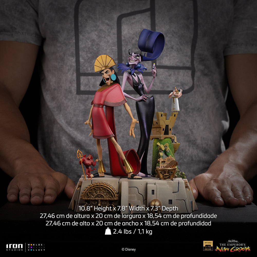 Pre-Order - Statue Kuzco & Yzma – The Emperor’s New Groove – Deluxe Art Scale 1/10 – Iron Studios