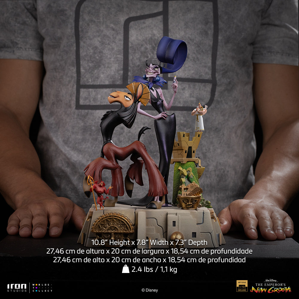 Pre-Order - Statue Kuzco & Yzma – The Emperor’s New Groove – Deluxe Art Scale 1/10 – Iron Studios