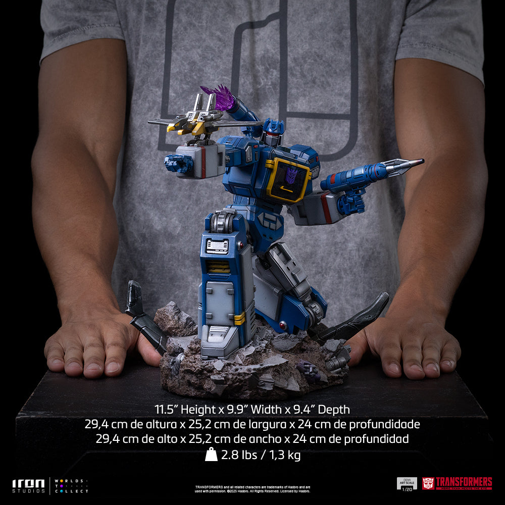 Pre-Order - Statue Soundwave - Transformers - Demi Art Scale 1/20 - Iron Studios