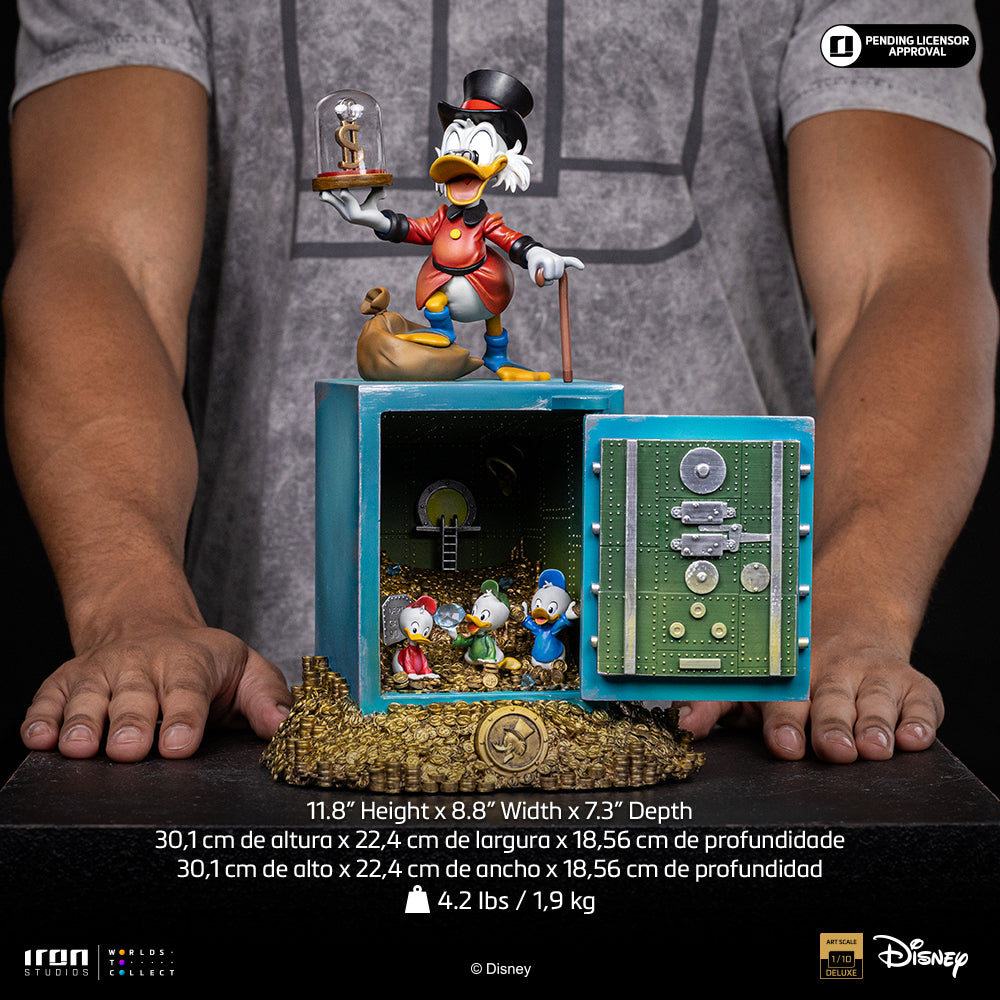 Pre-Order - Uncle Scrooge Mcduck and Nephews - Duck Tales - Art Scale 1/10 - Iron Studios