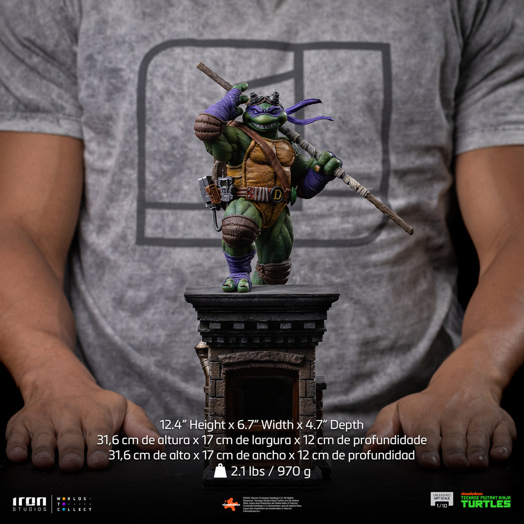 Pre-Order - Statue Donatello - Teenage Mutant Ninja Turtles - Unleashed Art Scale 1/10 - Iron Studios
