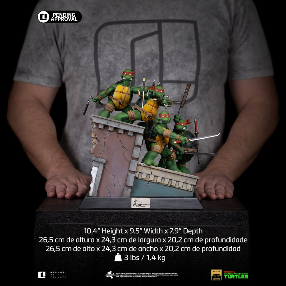 Digital Pre-Order - Statue TMNT 1st Cover Set (Signed Version) - Teenage Mutant Ninja Turtles - Art Scale 1/10 - Iron Studios