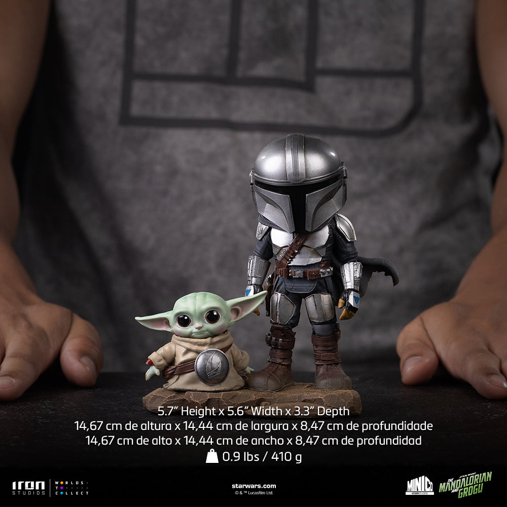 Pre-Order - Statue Mandalorian and Grogu - The Mandalorian and Grogu Movie - MiniCo - Iron Studios
