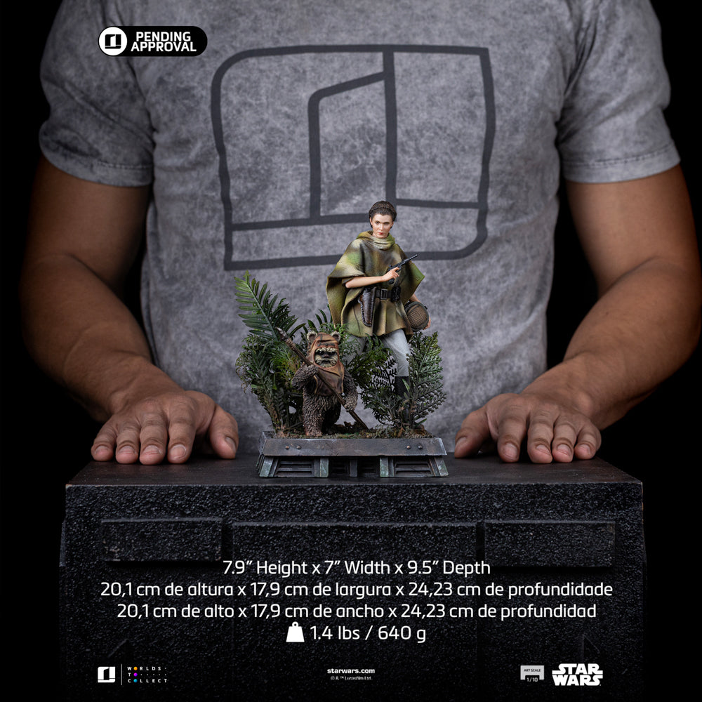 Digital Pre-Order - Statue Leia and Wicket  -  Star Wars Episode VI - Art Scale 1/10 - Iron Studios