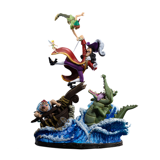 Statue Peter Pan vs Hook Deluxe - Disney 100th - Peter Pan - Art Scale 1/10 - Iron Studios