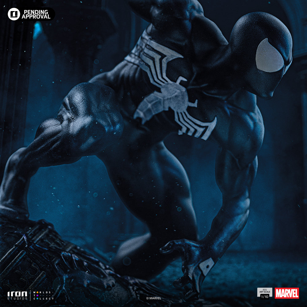 Pre-Order - Statue Spider-Man Black Costume - Marvel Comics Series 7 - Art Scale 1/10 - Iron Studios
