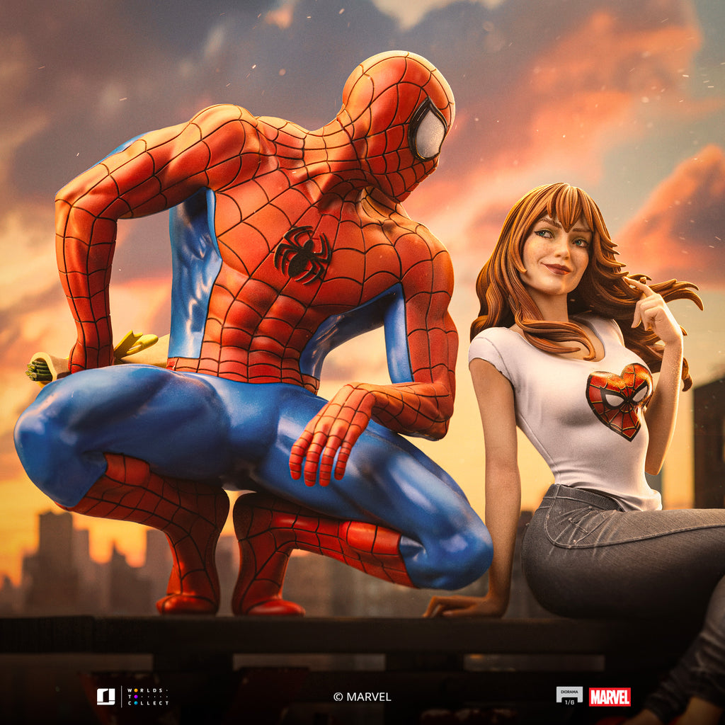 Digital Pre-Order - Statue Spider-Man and Mary Jane - Marvel Comics - Diorama 1/6 - Iron Studios