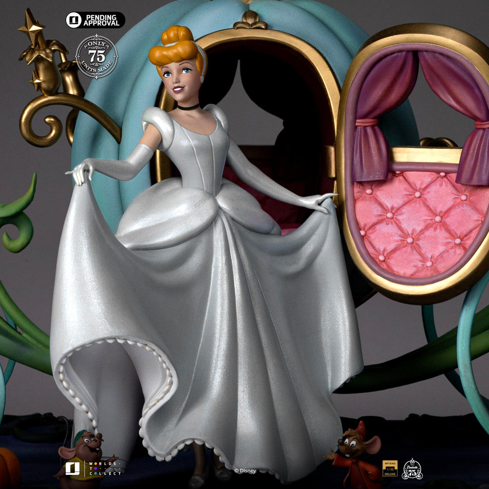 Statue Cinderella Deluxe (75th Year Anniversary Version) - Disney Classics - Art Scale 1/10 - Iron Studios