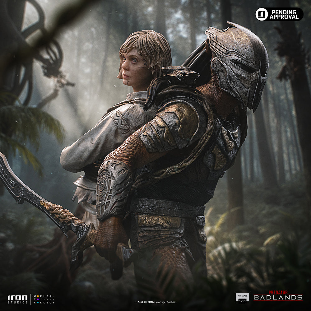 Pre-Order - Statue Predator Dek & Thia - Predator: Badlands - Art Scale 1/10 - Iron Studios