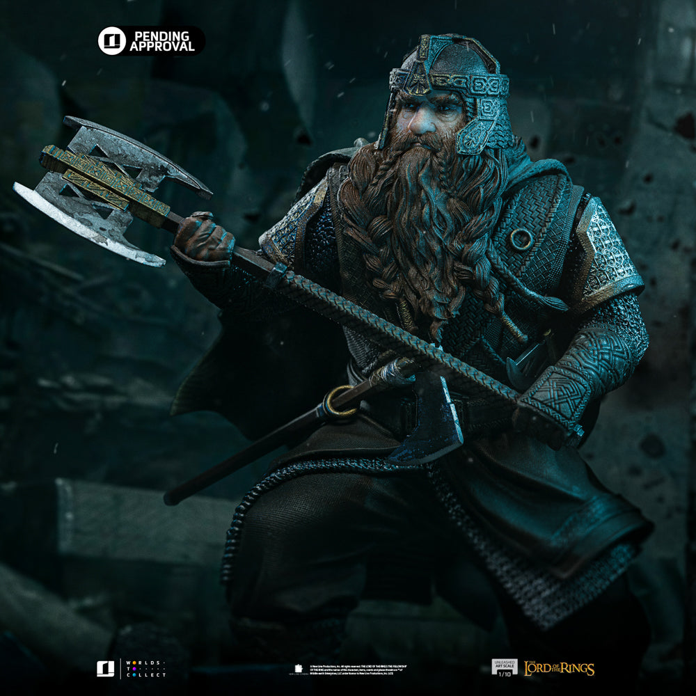 Digital Pre-Order - Statue Gimli Unleashed - The Lord of the Rings - Art Scale 1/10 - Iron Studios