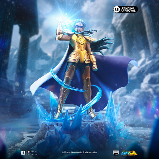 Statue Aquarius Camus  Saint Seiya  Art Scale 1/10  Iron Studios