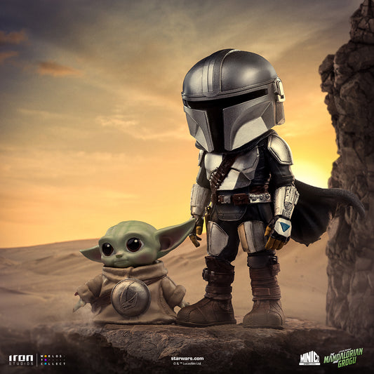 Pre-Order - Statue Mandalorian and Grogu - The Mandalorian and Grogu Movie - MiniCo - Iron Studios