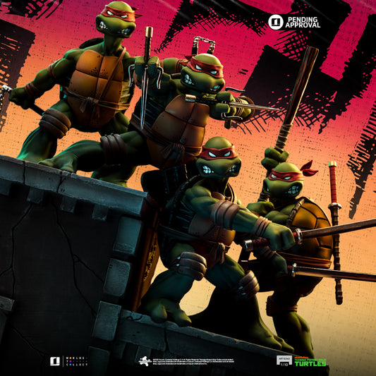 Statue TMNT 1st Cover Set - Teenage Mutant Ninja Turtles - Art Scale 1/10 - Iron Studios