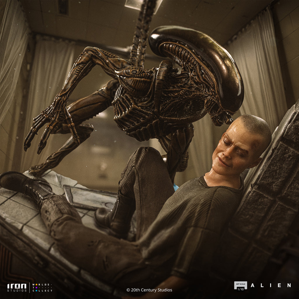 Pre-Order - Statue Ellen Ripley & Dog Alien – Alien 3 – Art Scale 1/10 – Iron Studios