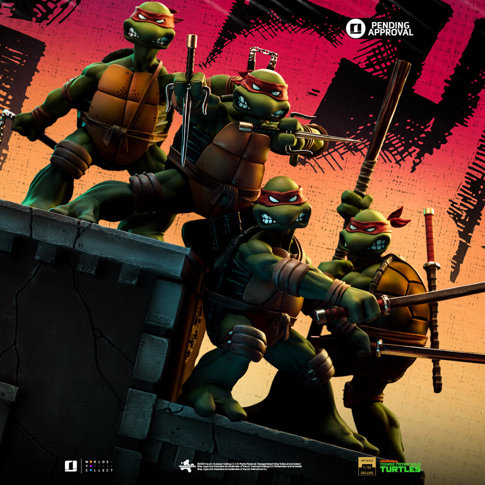 Statue TMNT 1st Cover Set (Signed Version) - Teenage Mutant Ninja Turtles - Art Scale 1/10 - Iron Studios
