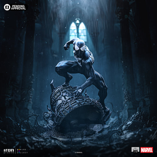 Pre-Order - Statue Spider-Man Black Costume - Marvel Comics Series 7 - Art Scale 1/10 - Iron Studios