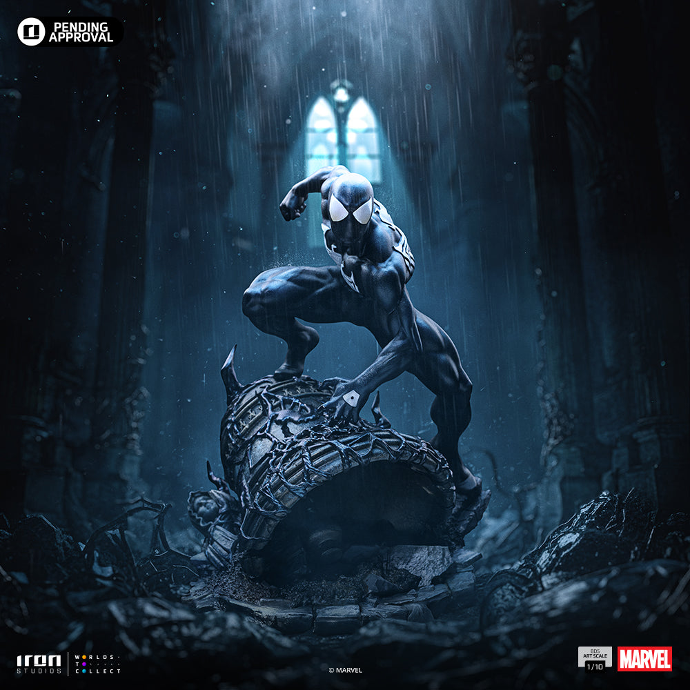 Pre-Order - Statue Spider-Man Black Costume - Marvel Comics Series 7 - Art Scale 1/10 - Iron Studios