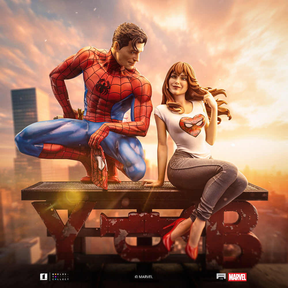 Statue Spider-Man and MJ - Marvel Comics - Diorama 1/6 - Iron Studios