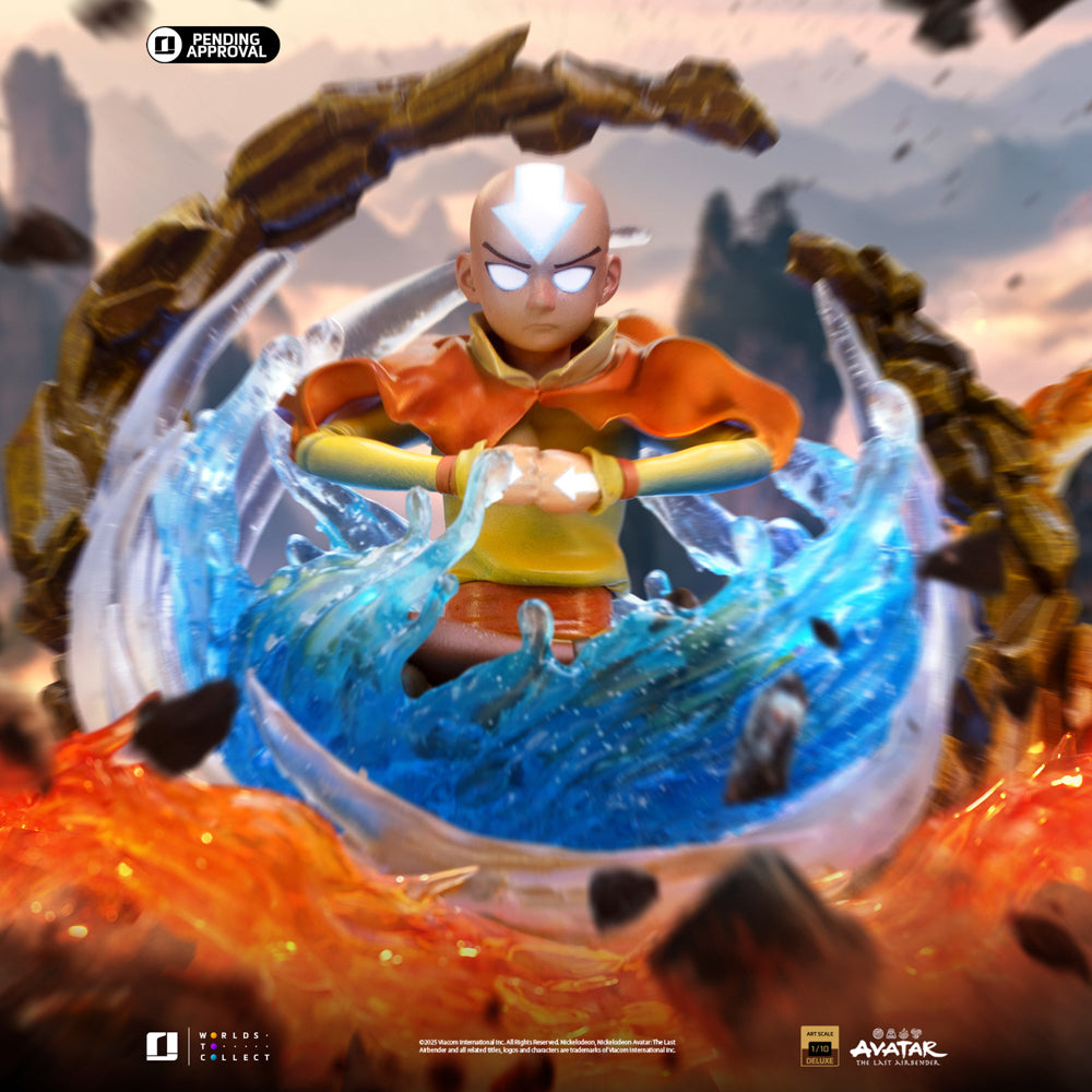 Statue Aang  Avatar: The Last Airbender  Art Scale 1/10  Iron Studios