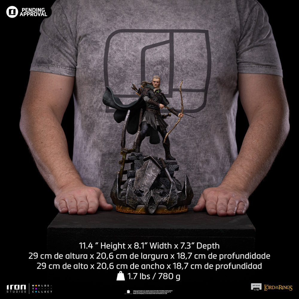 Statue Legolas Unleashed - The Lord of the Rings - Art Scale 1/10 - Iron Studios