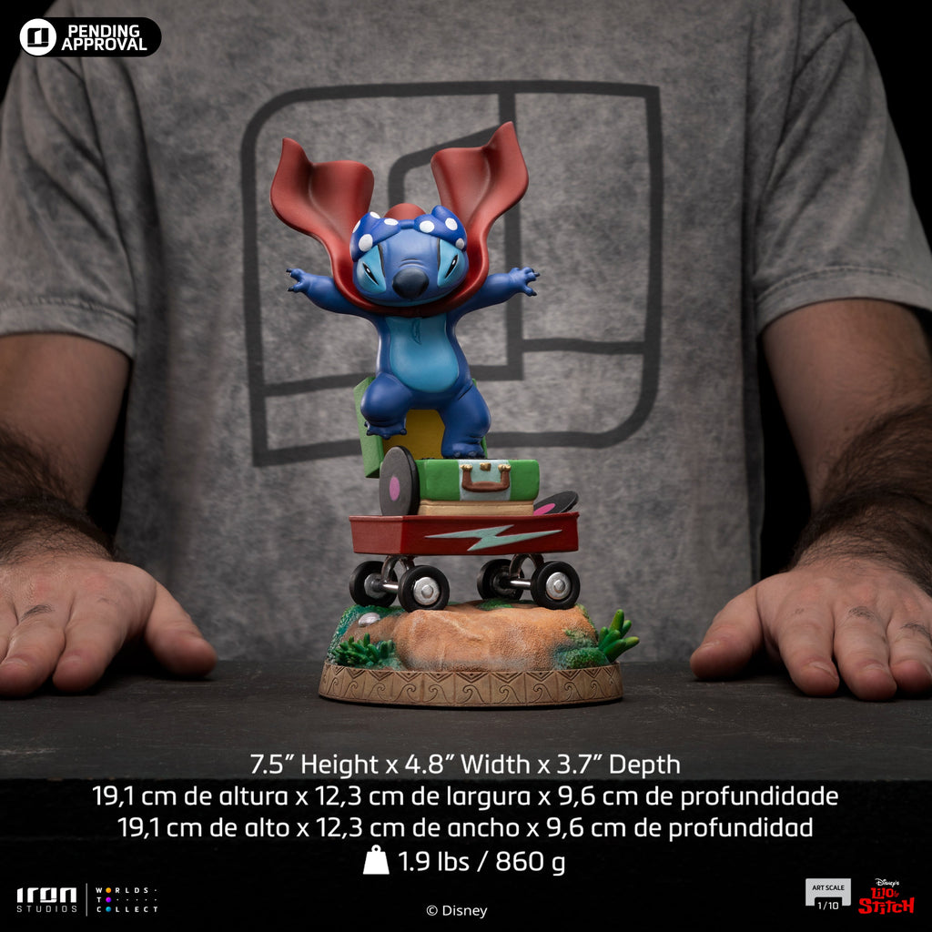 Statue Stitch (Laundry Version) - Lilo and Stitch - Art Scale 1/10 - Iron Studios