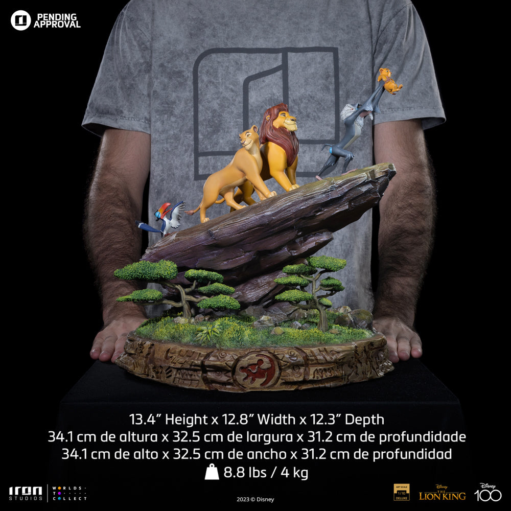 Statue Lion King Deluxe - Disney 100th - The Lion King - Art Scale 1/10 - Iron Studios