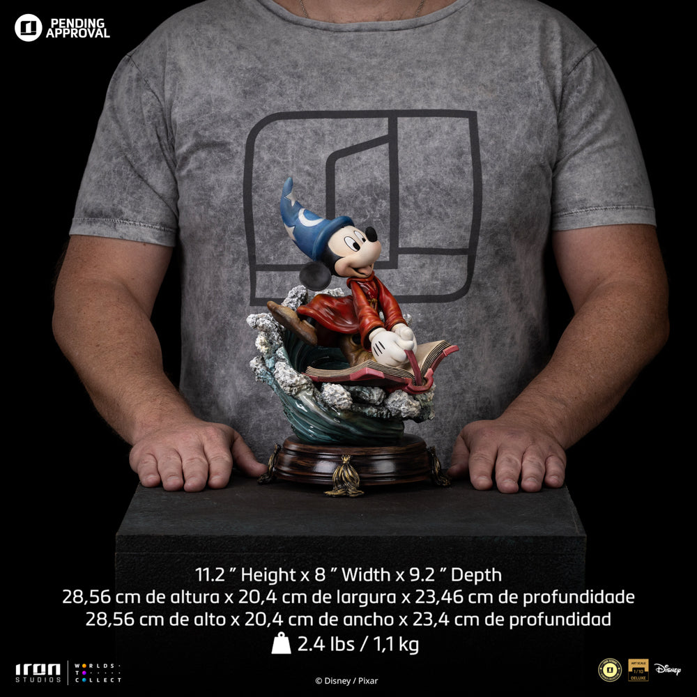 Digital Pre-Order - Statue Sorcerer Mickey - Disney Classics - Vintage Collection - Iron Studios