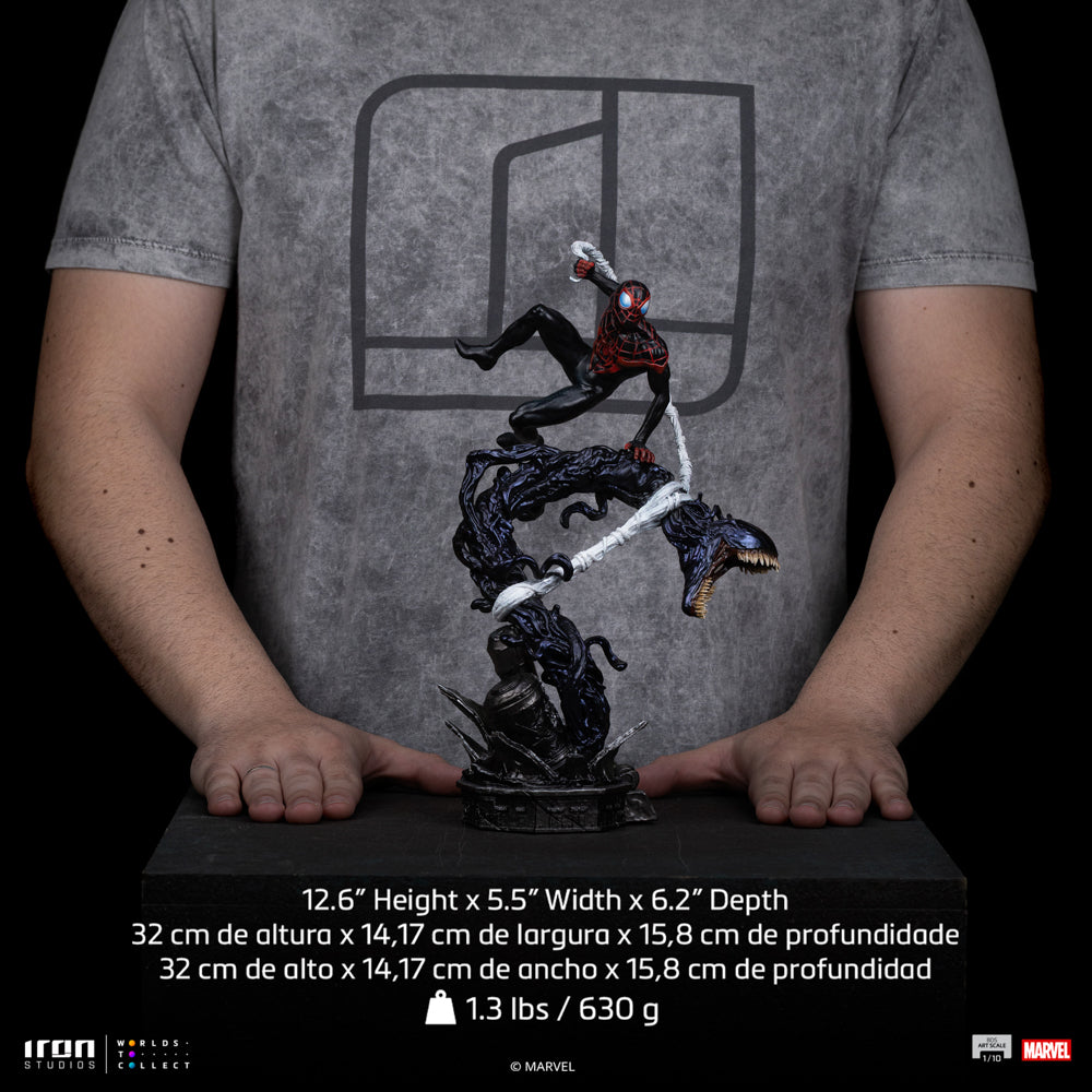 Digital Pre-Order - Statue Miles Morales - Spider-Man vs Villains Diorama - BDS Art Scale 1/10 - Iron Studios