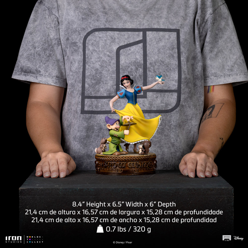 Digital Pre-Order - Statue Snow White and Dopey - Snow White and the Seven Dwarves - Art Scale 1/10 - Iron Studios