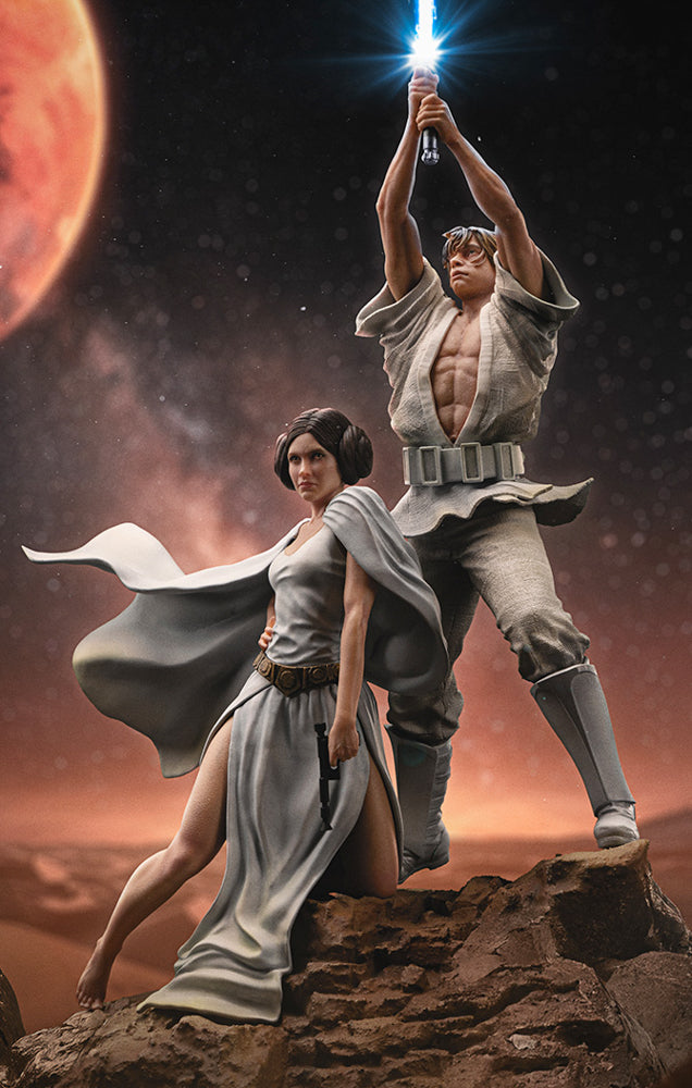 Statue Luke and Leia - Star Wars - Art Scale 1/10 - Iron Studios