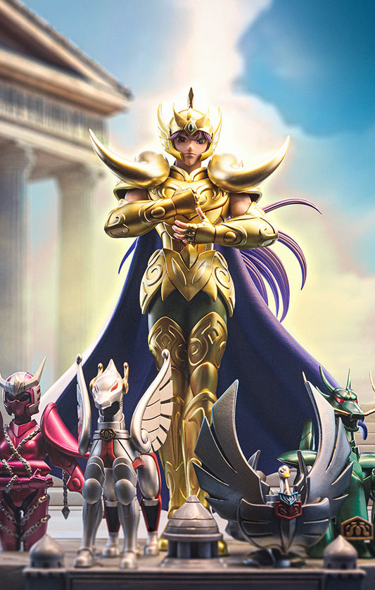 Digital Pre-Order - Statue Aries Mu - Saint Seiya - Deluxe Art Scale 1/10 - Iron Studios