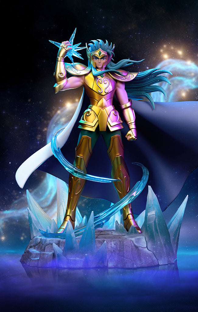 Digital Pre-Order - Statue Aquarius Camus - Saint Seiya - Art Scale 1/10 - Iron Studios