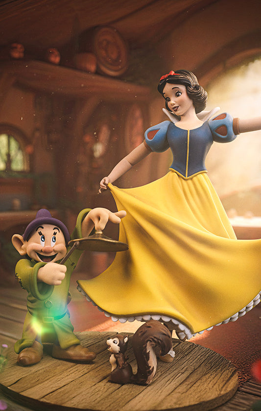 Digital Pre-Order - Statue Snow White and Dopey - Snow White and the Seven Dwarves - Art Scale 1/10 - Iron Studios