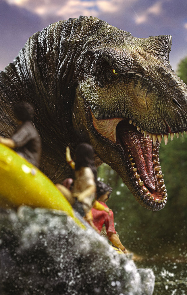 Digital Pre-Order - Statue T-Rex River Scene - Jurassic World: Rebirth - Demi Art Scale 1/20 - Iron Studios
