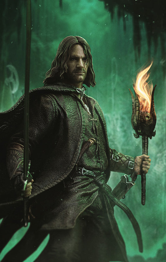 Digital Pre-Order - Statue Aragorn Unleashed - The Lord of the Rings - Art Scale 1/10 - Iron Studios