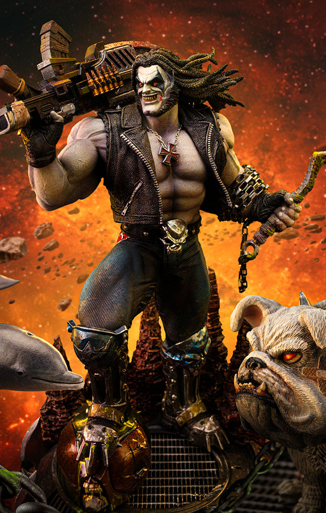Digital Pre-Order - Statue Lobo Unleashed - DC Comics - Art Scale 1/10 - Iron Studios