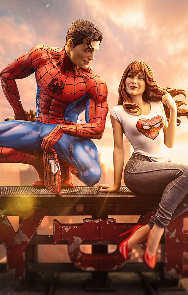 Digital Pre-Order - Statue Spider-Man and Mary Jane - Marvel Comics - Diorama 1/6 - Iron Studios