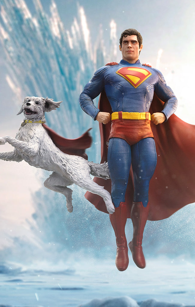 Statue Superman and Krypto - Superman: Legacy - Art Scale 1/10 - Iron Studios