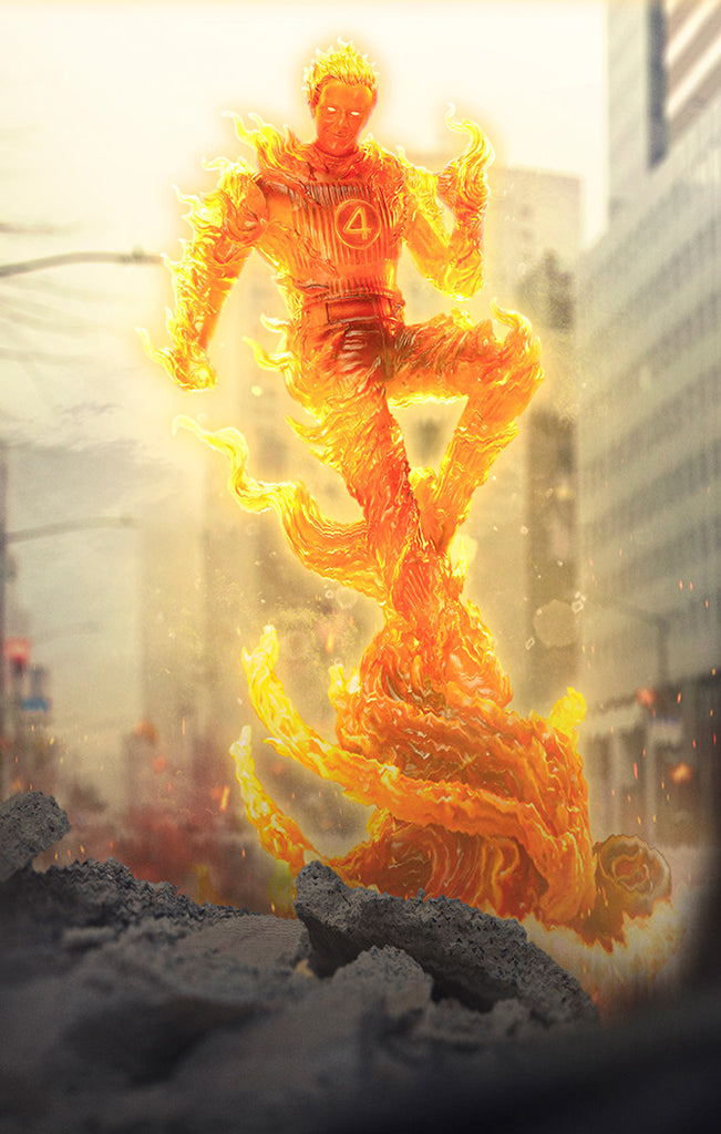 Digital Pre-Order - Statue Human Torch - The Fantastic Four: First Steps - Art Scale 1/10 - Iron Studios