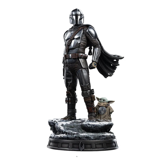 Pre-Order - Statue Mandalorian and Grogu - The Mandalorian and Grogu Movie - Legacy Replica 1/4 - Iron Studios