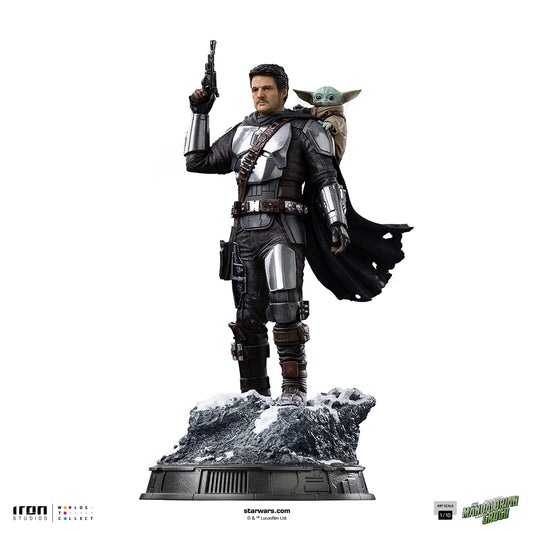 Pre-Order - Statue Mandalorian and Grogu - The Mandalorian and Grogu Movie - Art Scale 1/10 - Iron Studios