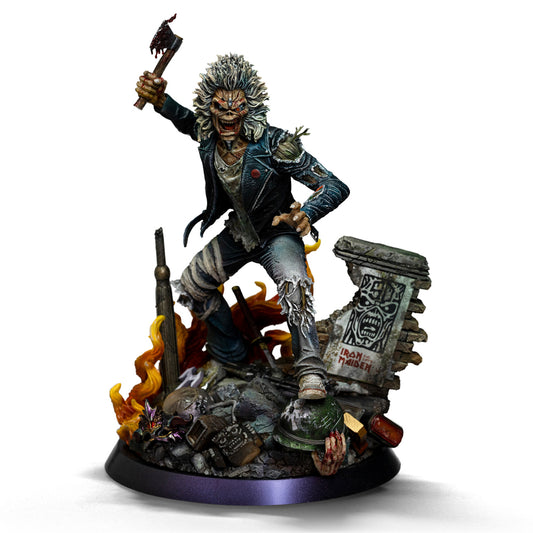 Digital Pre-Order - Statue Eddie (50th Year Anniversary) - Iron Maiden - Art Scale 1/10 - Iron Studios