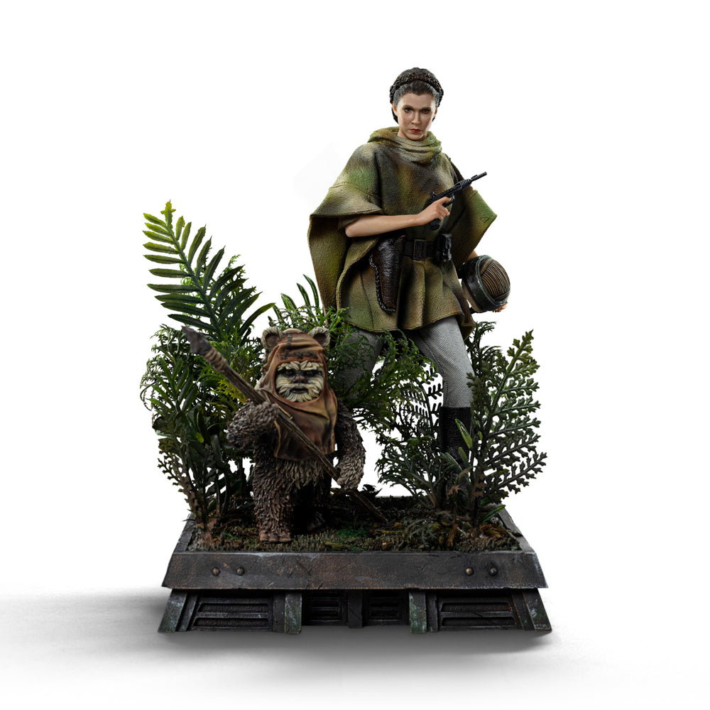 Statue Leia and Wicket  -  Star Wars Episode VI - Art Scale 1/10 - Iron Studios